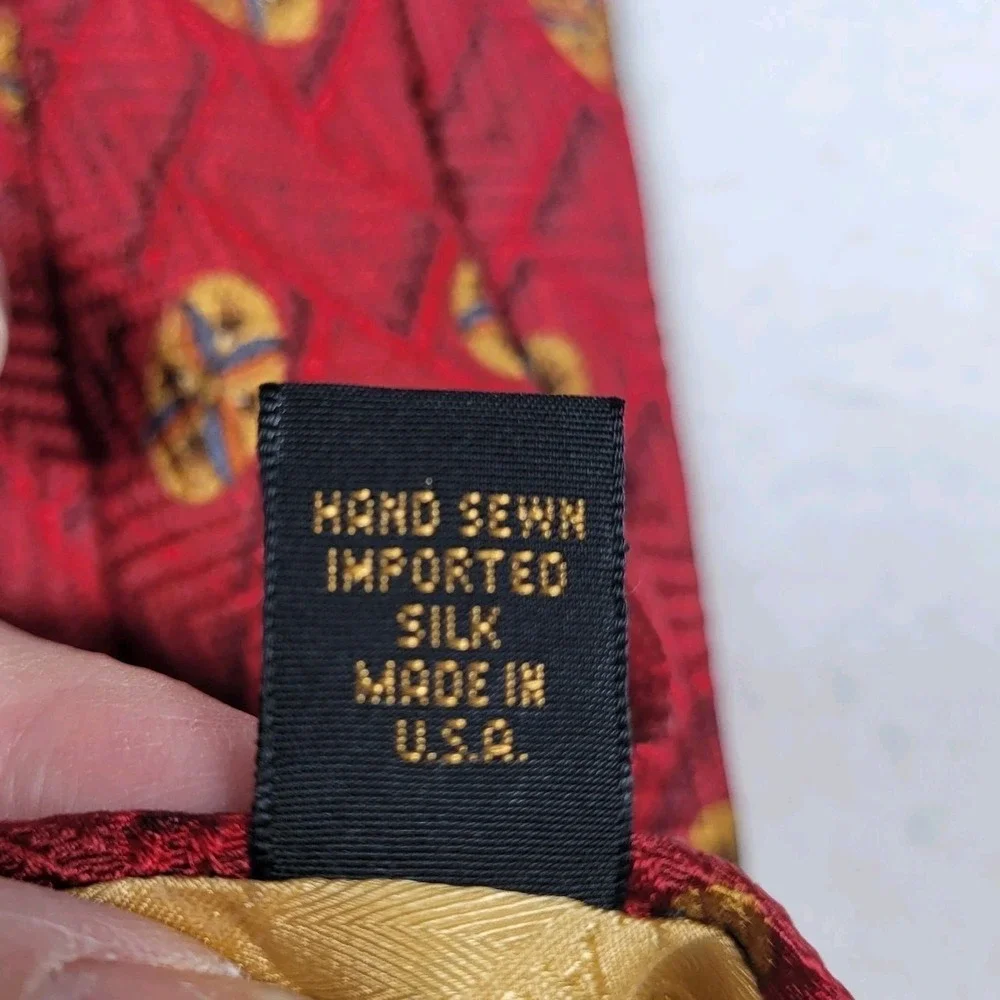 Robert Talbott Tie Nordstrom Best of Class Silk Made USA Multicolor Geometric‎